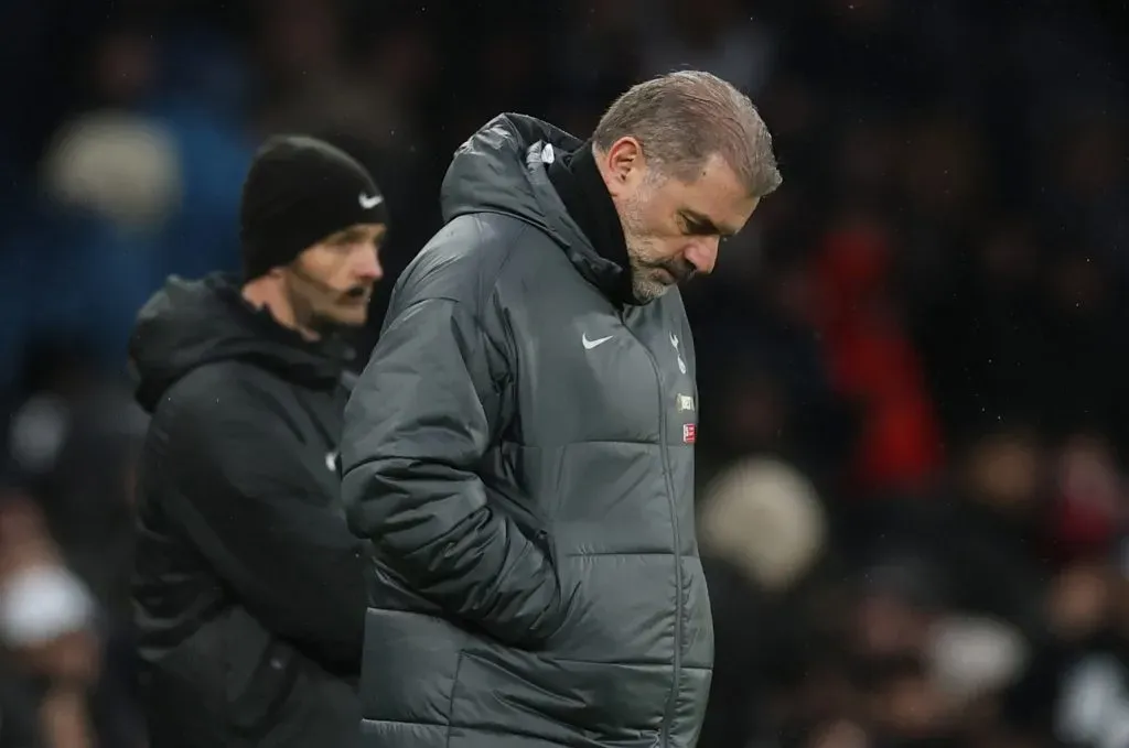 Ange Postecoglou, treinador do Tottenham. Foto: Getty Images