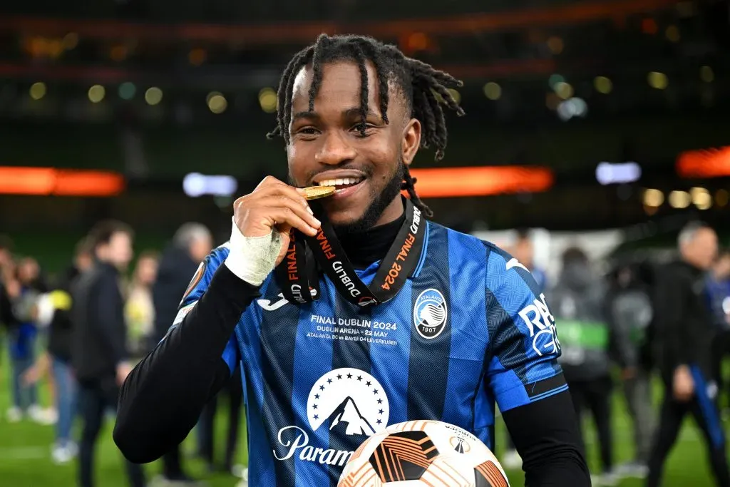 Lookman, herói da final da Europa League 2023-24. Foto: Michael Regan/Getty Images.