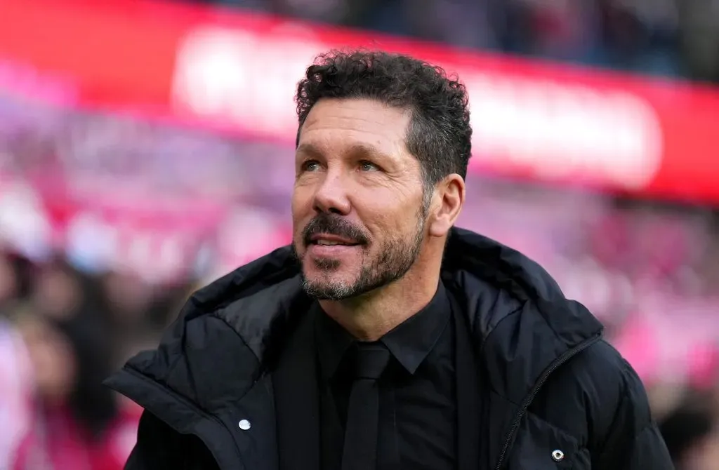 Diego Simeone, treinador do Atlético de Madrid. Foto: Angel Martinez/Getty Images