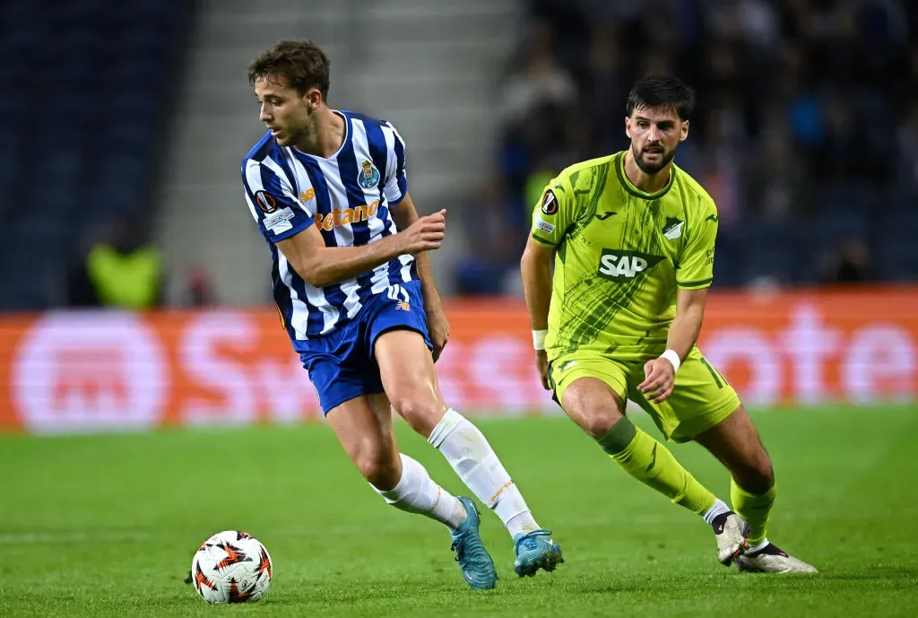 Nico González em ação pelo FC Porto na temporada. Foto: Getty Images