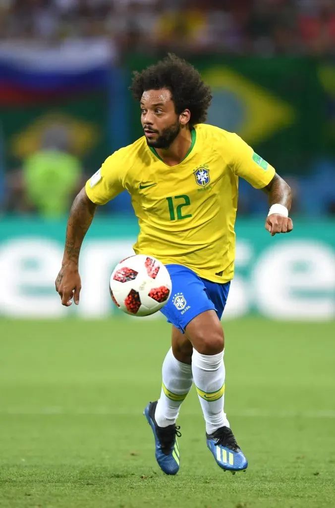 Marcelo na seleção do Brasil. Foto: Getty Images