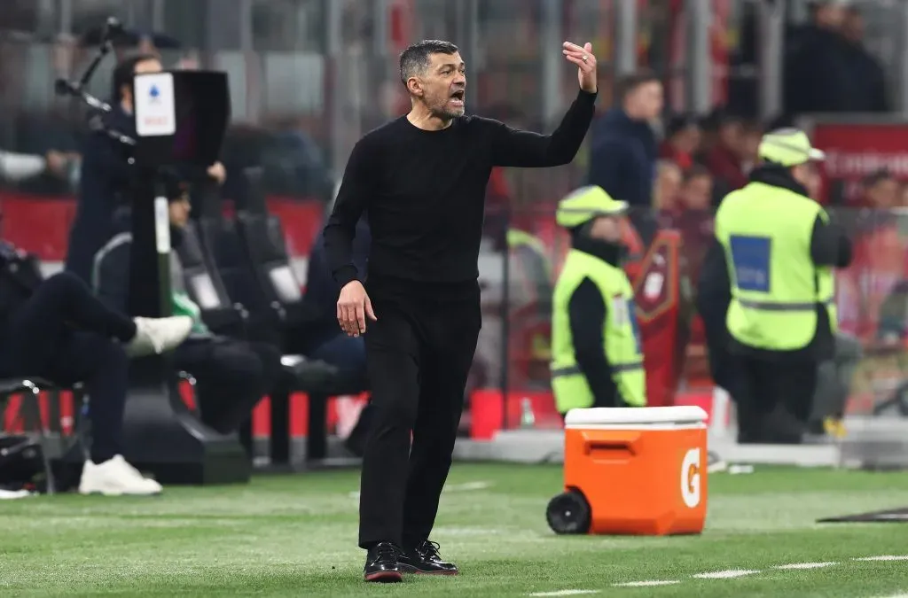 Sérgio Conceição, treinador do AC Milan. Foto: Getty Images