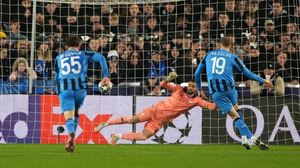 Club Brugge venceu a Atalanta por 2-1. Foto: Getty Images.