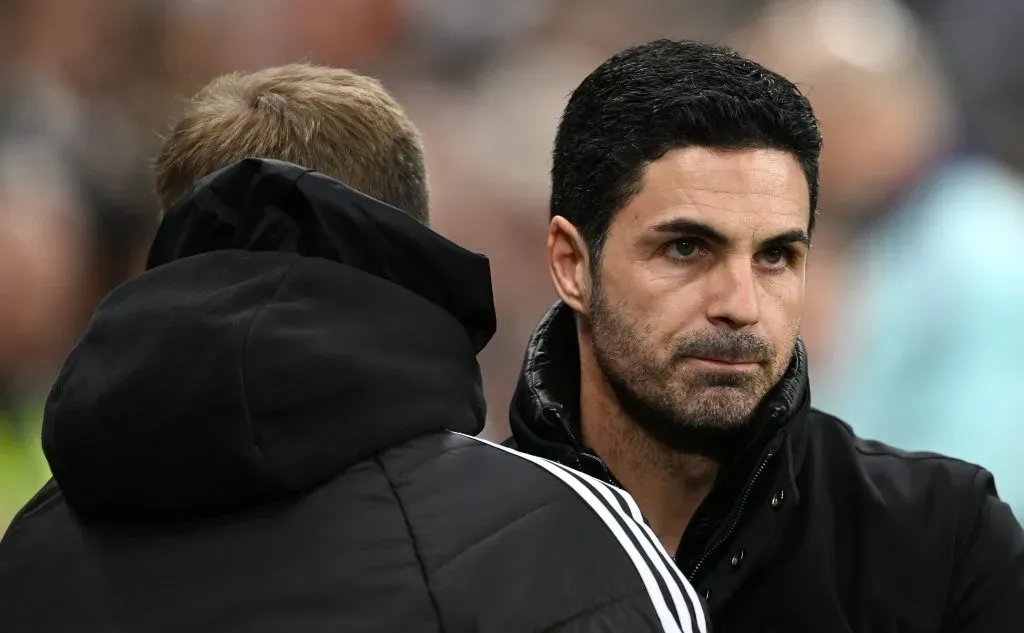 Mikel Arteta, treinador do Arsenal. Foto: Getty Images