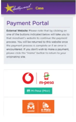 Opções de depósito e levantamento da Hollywoodbets