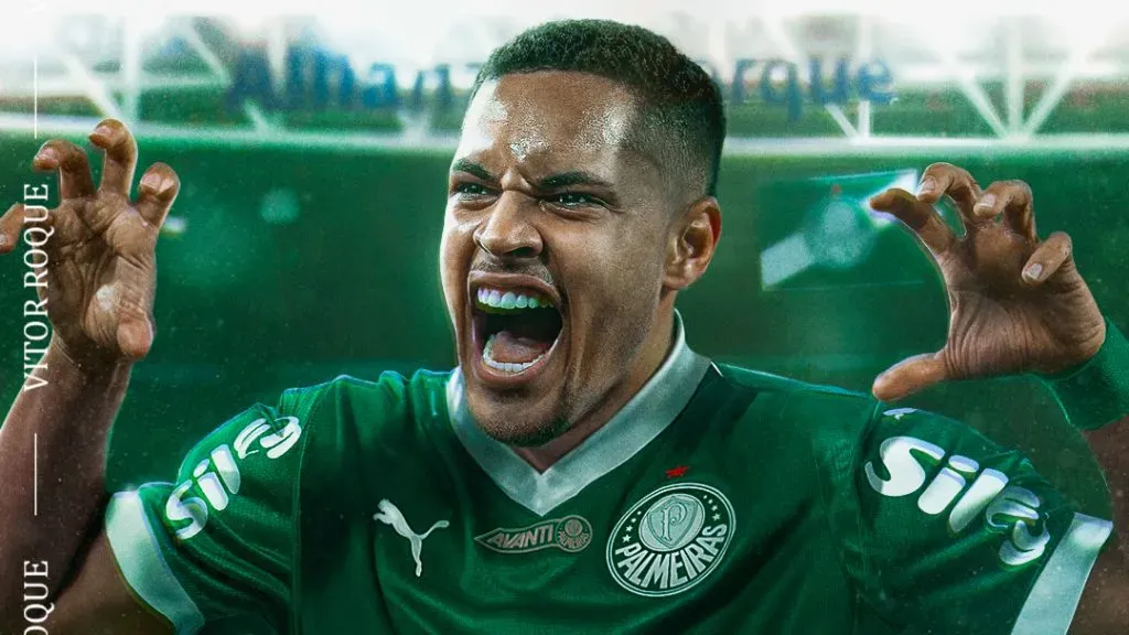 Vítor Roque vai reforçar o ataque do Palmeiras. Foto: SEP.