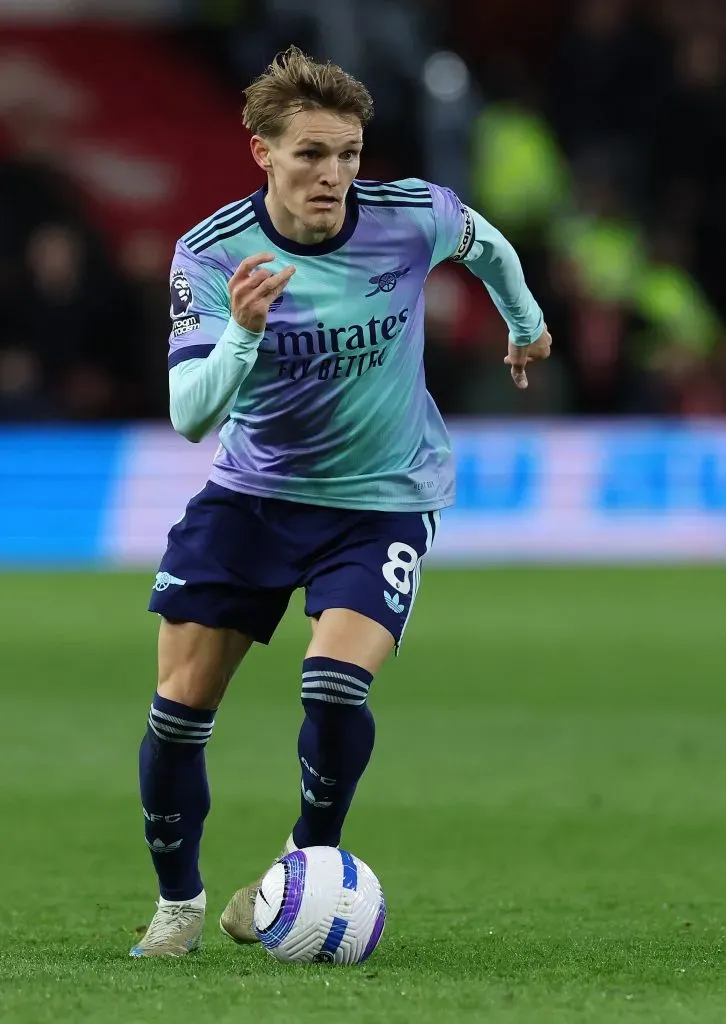 Odegaard em ação. Foto: David Rogers/Getty Images.