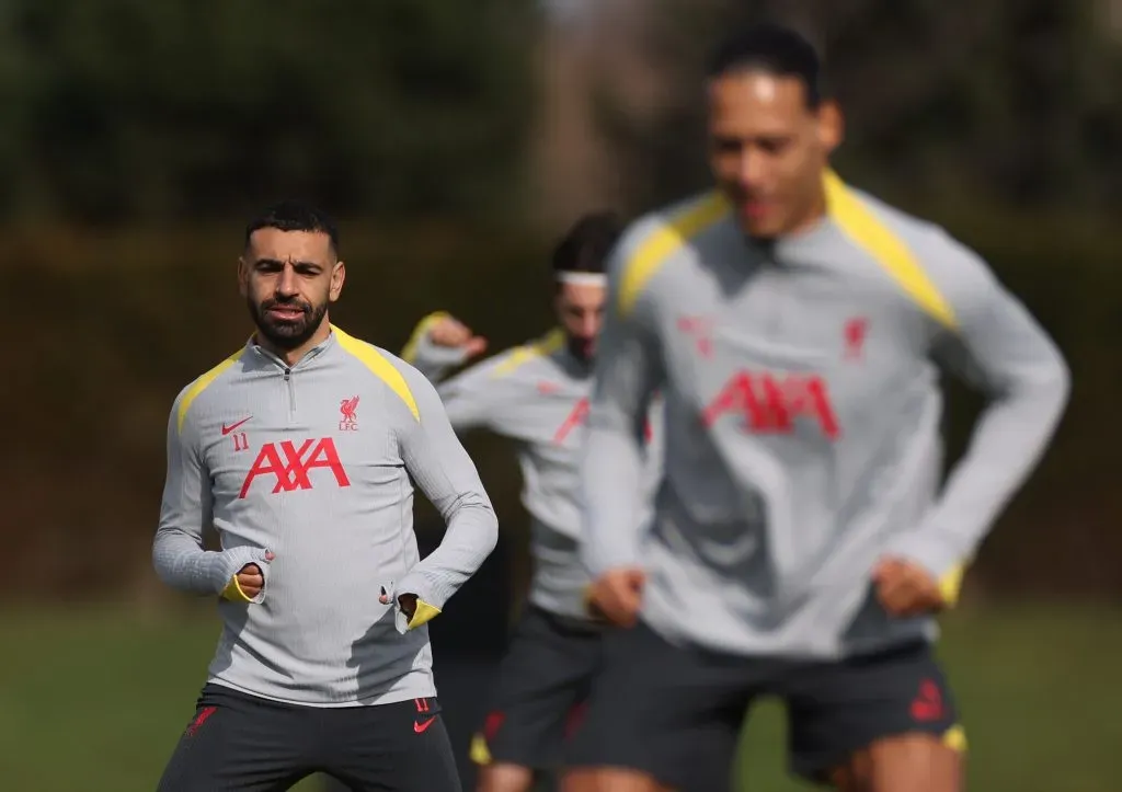 Salah tem sido um dos melhores jogadores do mundo, nesta época. Foto: Lewis Storey/Getty Images.
