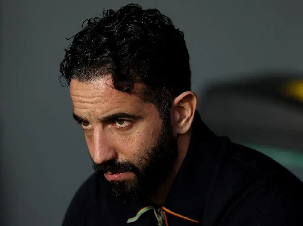 Ruben Amorim, treinador do Manchester United. Foto: Getty Images