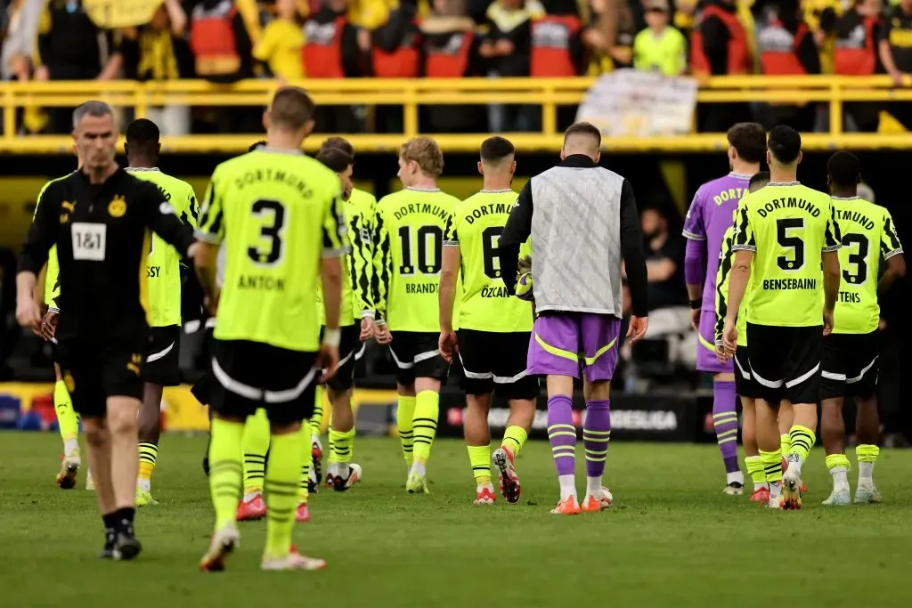 Desalento no Borussia Dortmund. Foto: Getty Images
