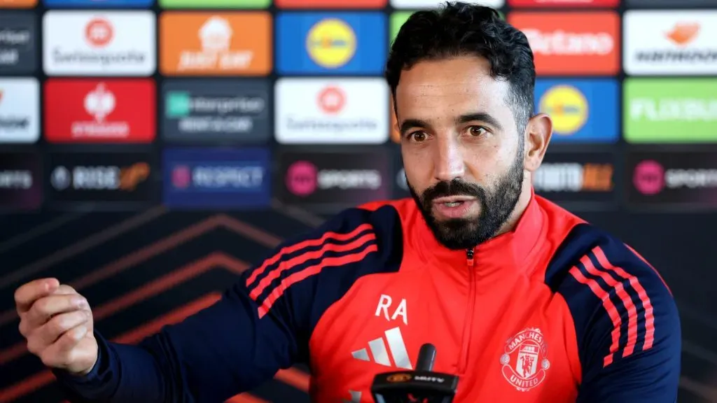 Ruben Amorim, treinado do Manchester United. Foto: Getty