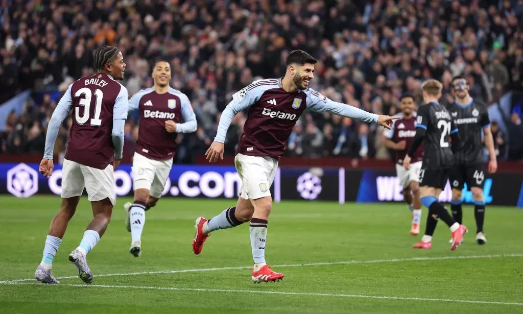 Aston Villa venceu o Club Brugge. Foto: Getty Images