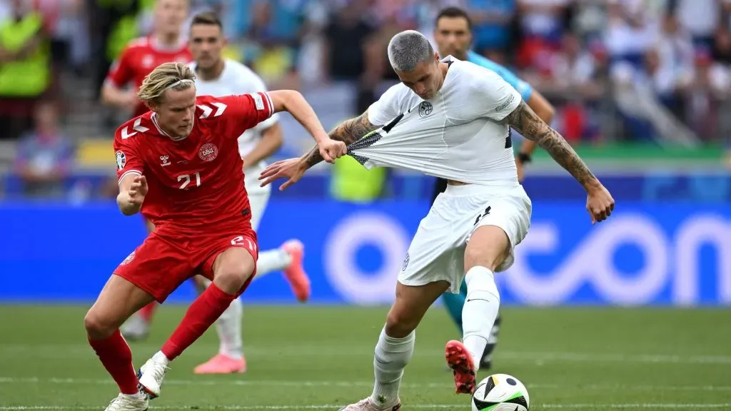 Morten Hjulmand analisou duelos entre Dinamarca e Portugal. Foto: Getty Images.