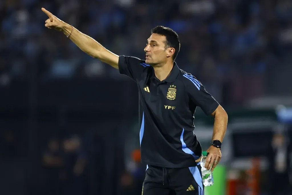 Lionel Scaloni, treinador da Argentina. Foto: Getty Images