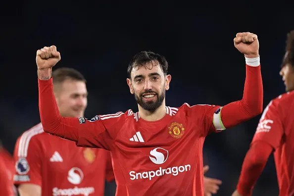 Bruno Fernandes destaca-se no Manchester United. Foto: Getty Images
