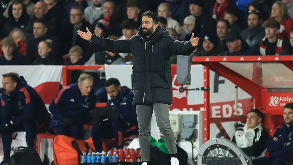 Ruben Amorim analisou derrota do Manchester United. Foto: Getty Images.