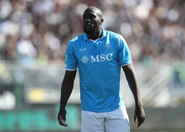 Romelu Lukaku em ação pelo Nápoles em Itália. Foto: Getty Images