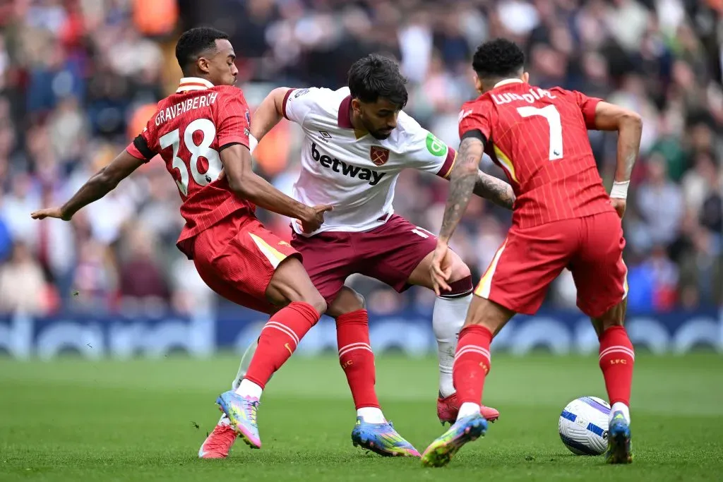 Liverpool vence West Ham. Foto: Getty Images