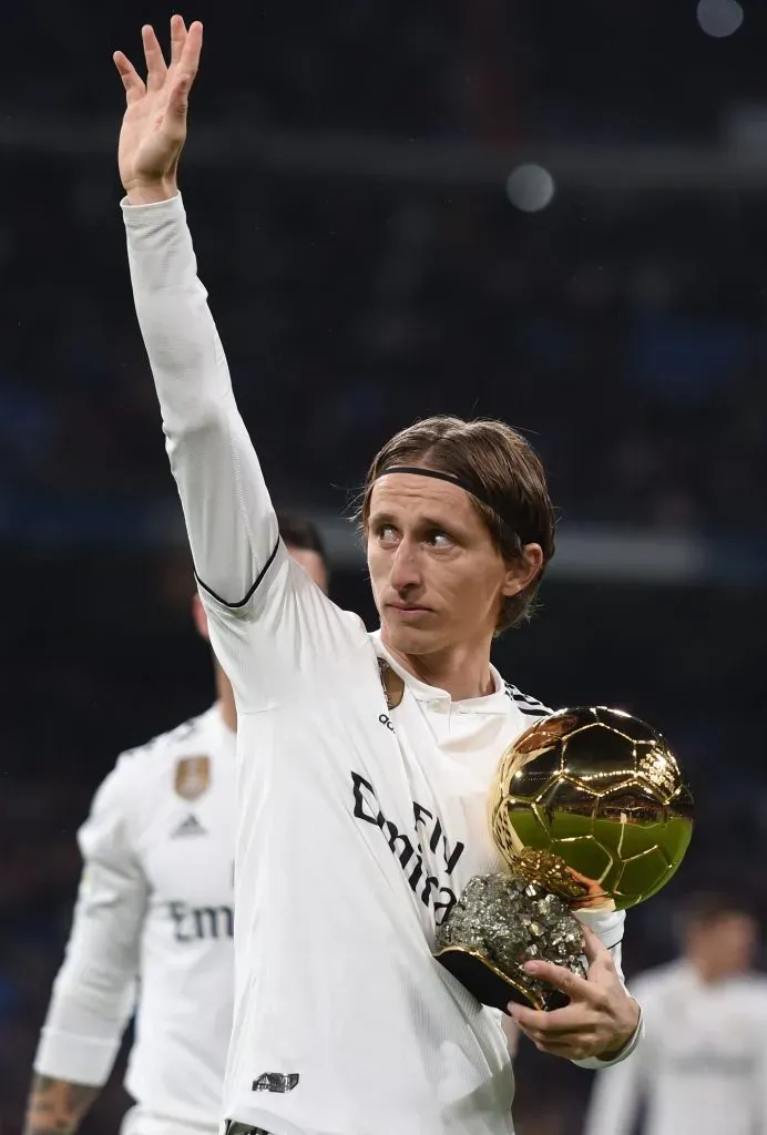 Modric venceu a Bola de Ouro, em 2018. Foto: Denis Doyle/Getty Images.