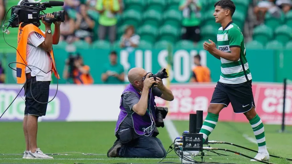 Mateus Fernandes quer voltar a jogar ao serviço do Sporting. Foto: Getty Images.