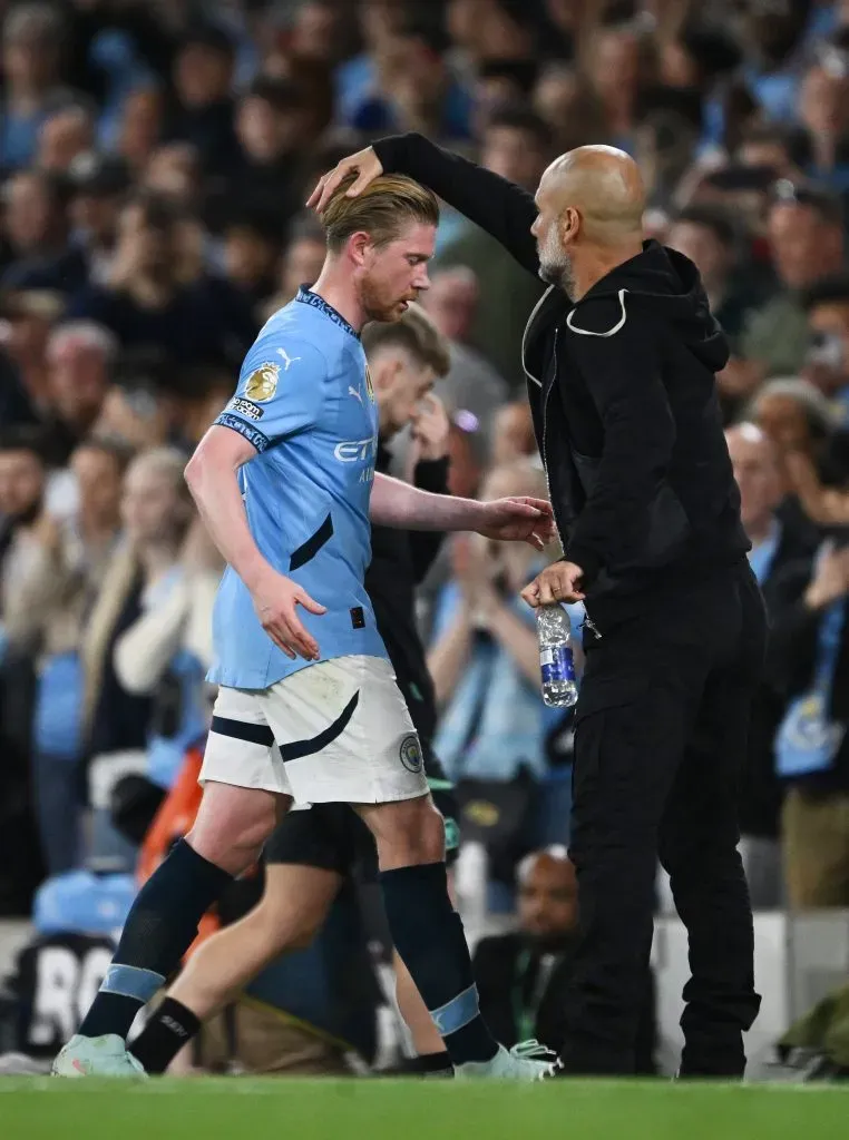 De Bruyne foi novamente decisivo com a camisola do City. Foto: Stu Forster/Getty Images.