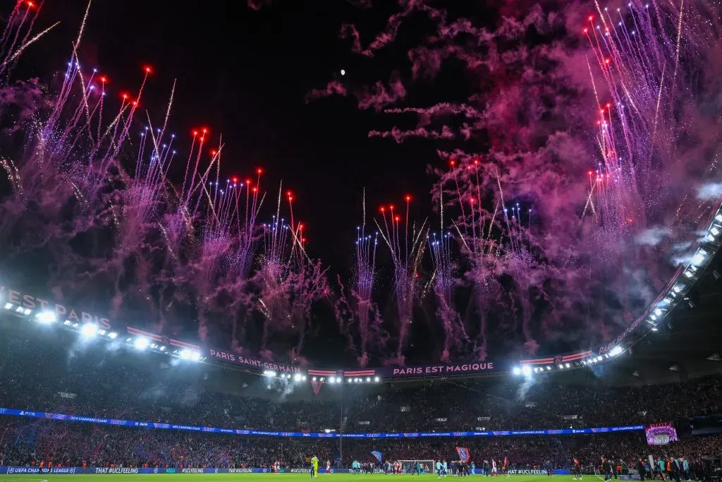 A festa parisiense no Parc des Princes. Foto: David Ramos/Getty Images.