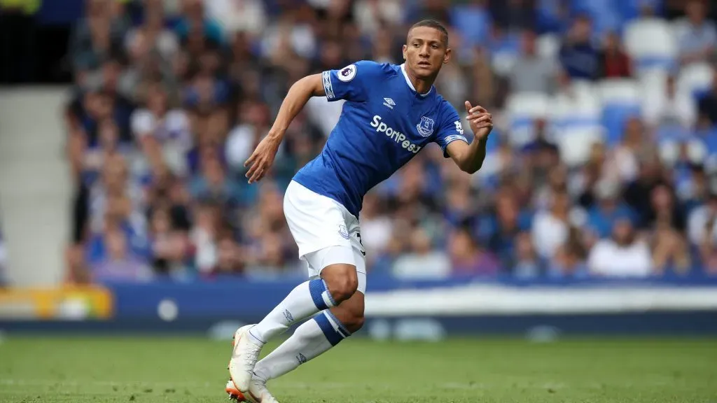 Richarlison viveu os seus melhores momentos na Premier League ao serviço do Everton. Foto: Lynne Cameron/Getty Images
