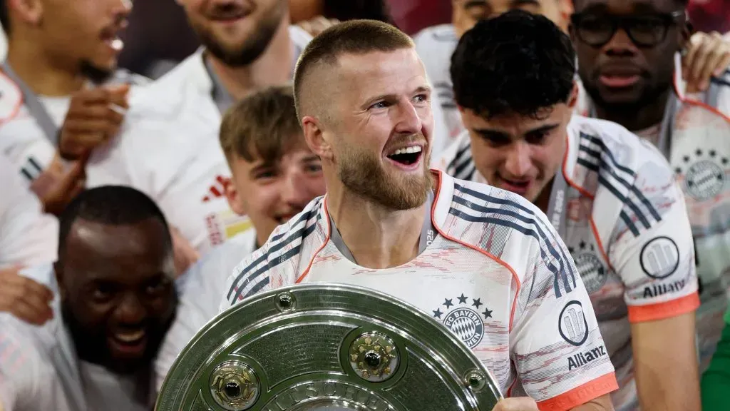 Eric Dier deixou o Bayern com o título de campeão. Foto: Adam Pretty/Getty Images
