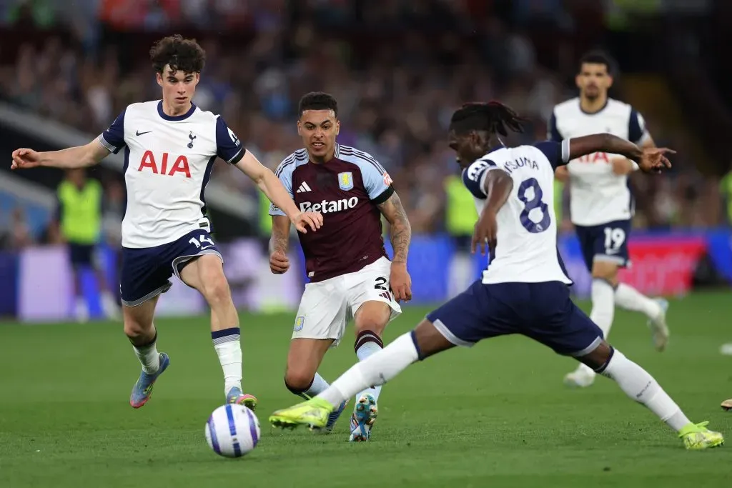 Tottenham perde com o Aston Villa. Foto: Getty Images