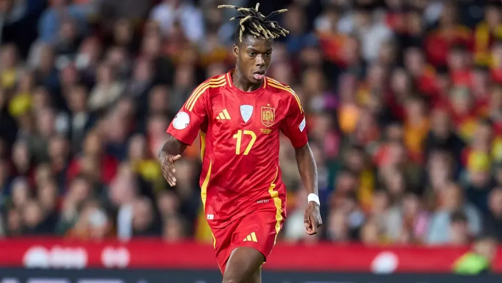 Nico Williams foi fundamental na conquista do Euro 2024. Foto: Aitor Alcalde/Getty Images