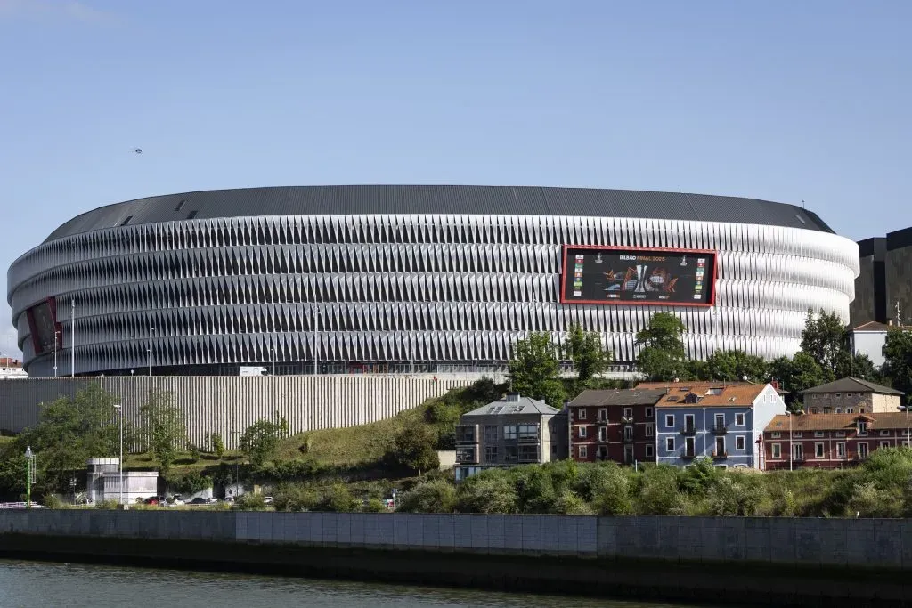 Estádio San Mamés, em Bilbau. Foto: Ryan Pierse/Getty Images.