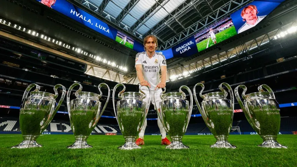 Luka Modric despede-se do Real Madrid. Foto: Real Madrid CF