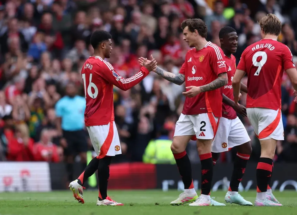 Manchester United vence Aston Villa. Foto: Getty Images