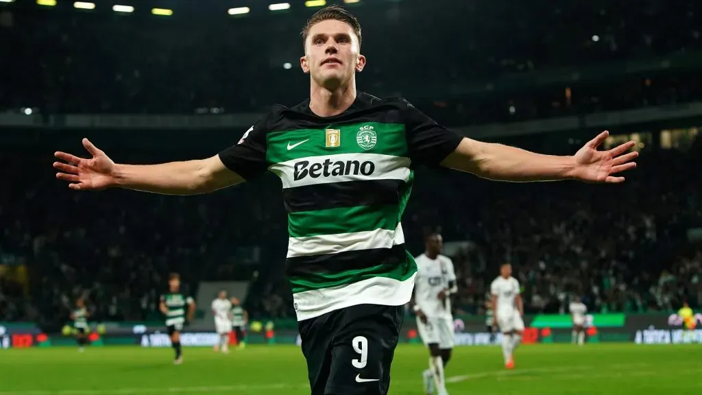Ferro elogiou o goleador Viktor Gyökeres. Foto: Getty Images.