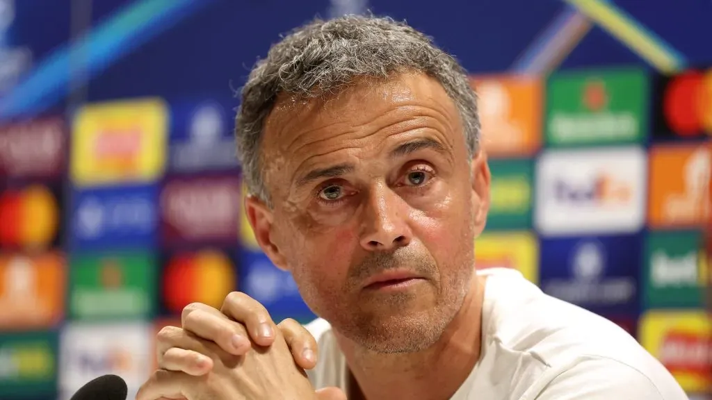 Luis Enrique pode levar o PSG ao seu primeiro título da Champions League. Foto: Alex Davidson/Getty Images