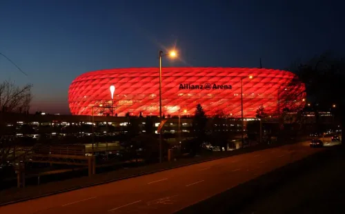 O local da final, no Allianz Arena, na Alemanha. Foto: Alexander Hassenstein/Getty Images.