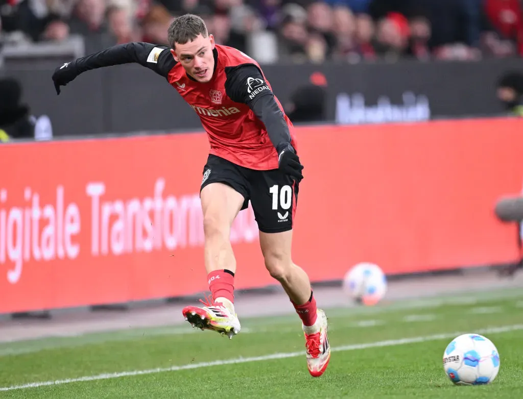 Florian Wirtz em ação na Bundesliga. Foto: Getty Images