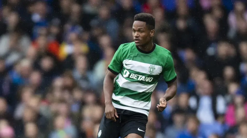 Geny Catamo é bicampeão pelo Sporting CP. Foto: Jess Hornby/Getty Images