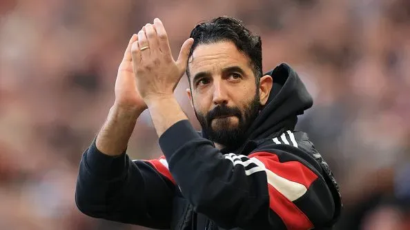 Ruben Amorim, treinador do Manchester United. Foto: Getty Images