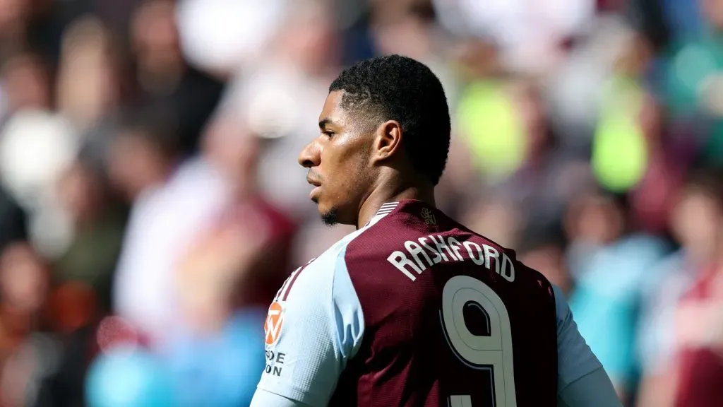 Marcus Rashford, jogador do Aston Villa