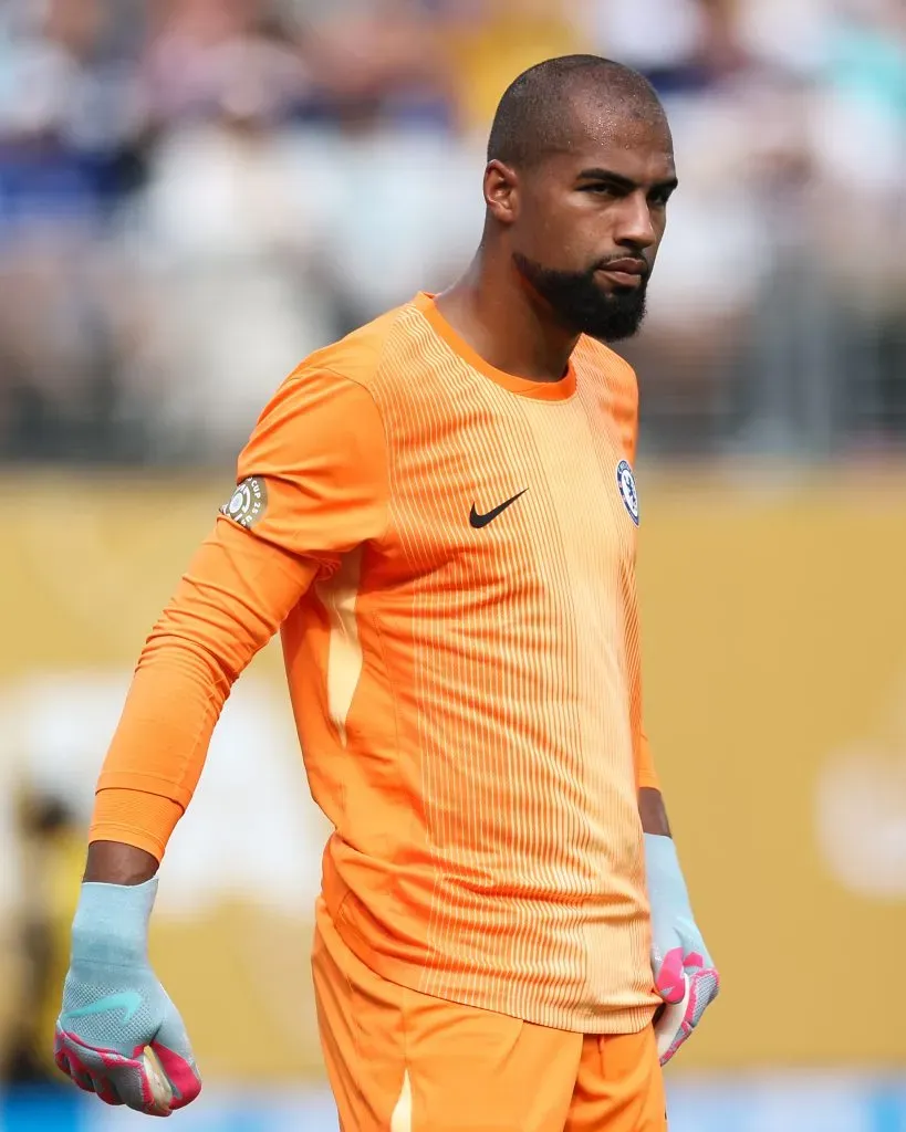 Robert Sánchez em ação pelo Chelsea. Foto: Getty Images