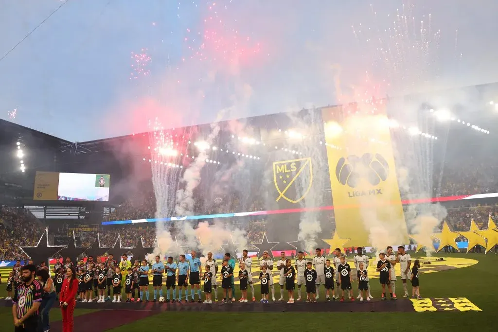 Um dos momentos registados do All-Star Game 2024. Foto: Stacy Revere/Getty Images.
