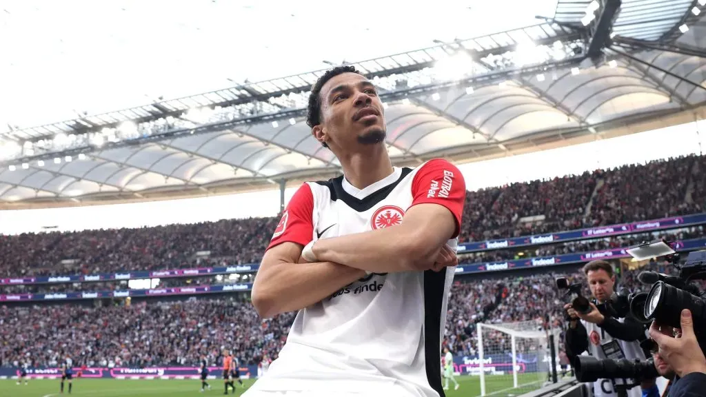 Hugo Ekitiké, novo jogador do Liverpool. Foto: Alex Grimm/Getty Images