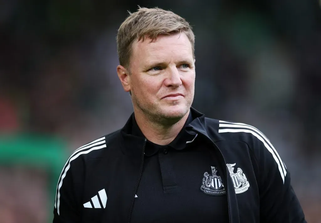 Eddie Howe, treinador do Newcastle. Foto: Getty Images