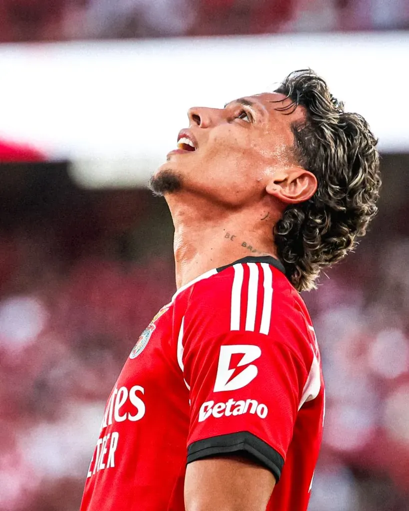 Richard Ríos estreou-se pelo Benfica. Foto: SL Benfica