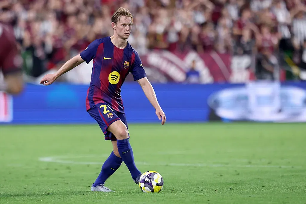 De Jong durante o Tour Asiático do Barcelona. Foto: Getty Images