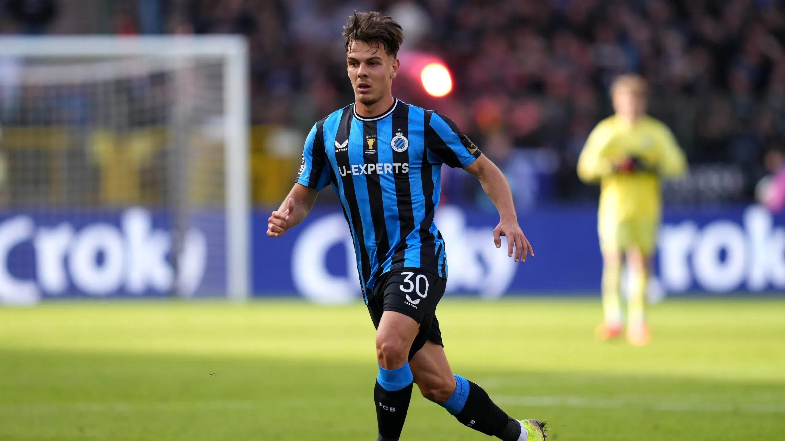 Os responsáveis milaneses depositam grandes esperanças em Ardon Jashari, contratado ao Club Brugge.Foto: Alex Bierens de Haan/Getty Images