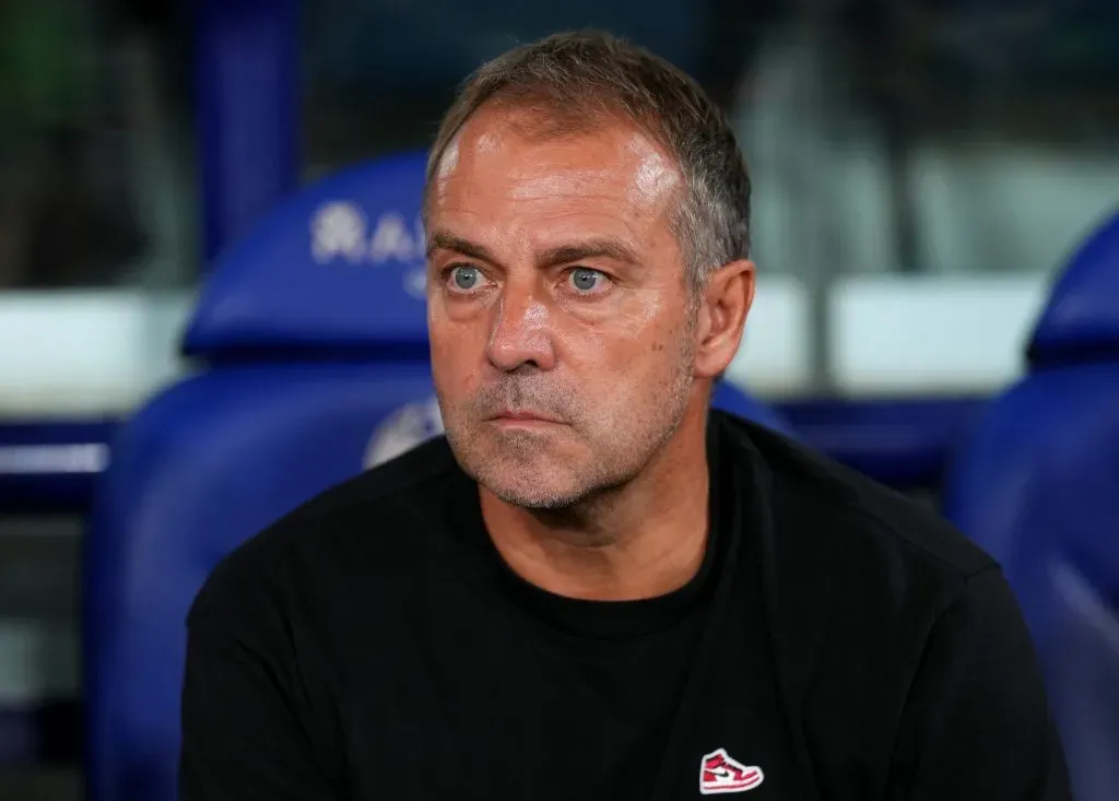 Hansi Flick, treinador do Barcelona. Foto: Getty Images