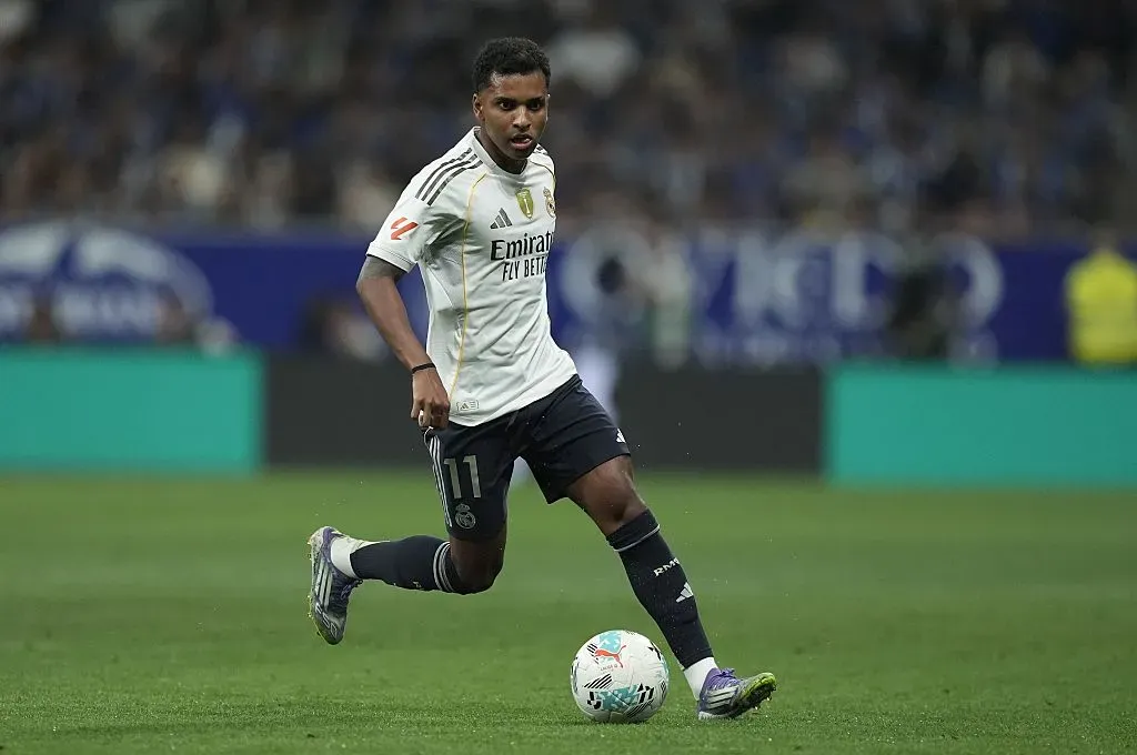 Rodrygo tem sido especulado para deixar o Real Madrid. Foto: Getty Images