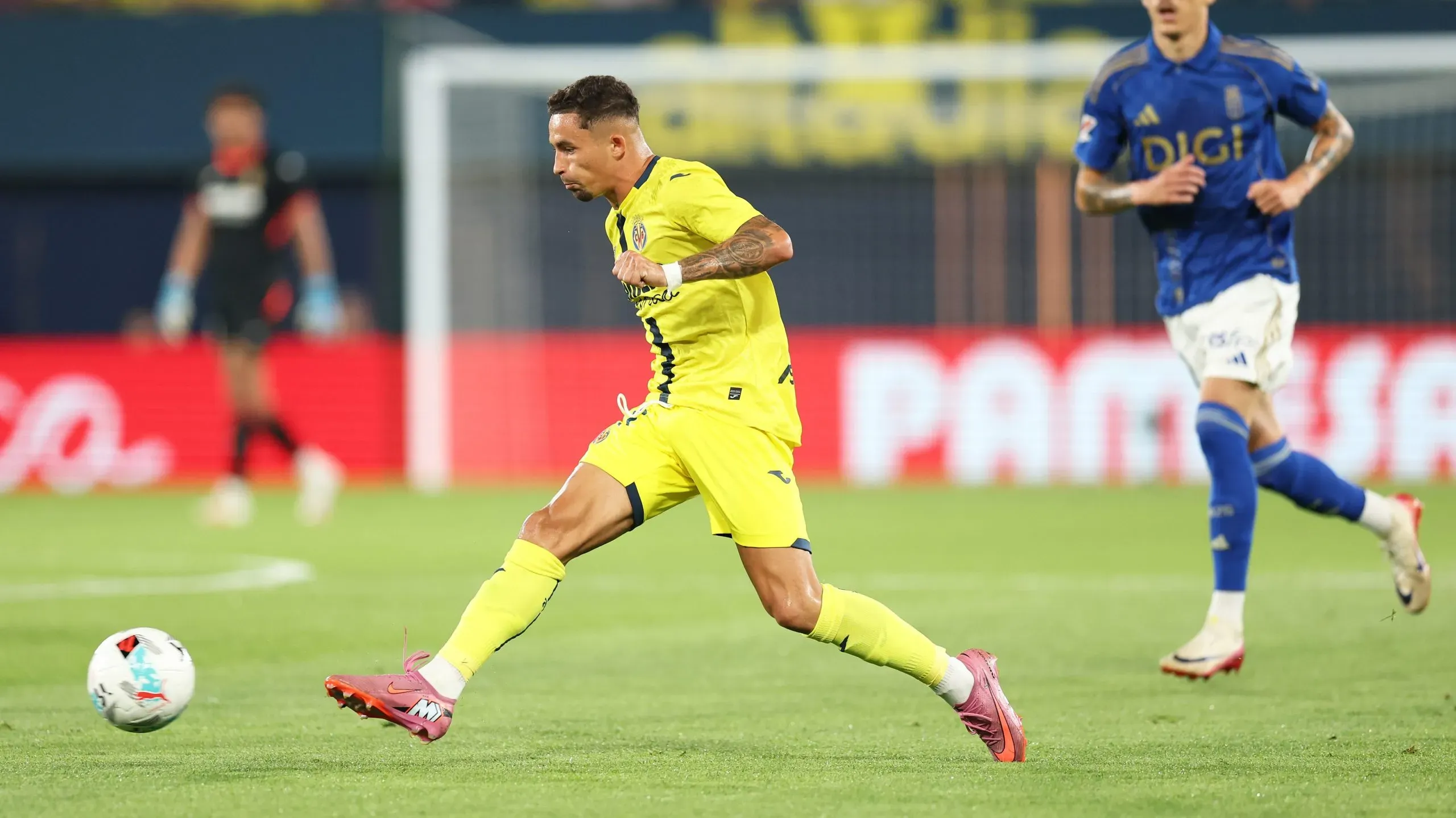 Yeremy Pino é, claramente, uma das estrelas mais cintilantes no plantel do Villarreal.Foto: Clive Brunskill/Getty Images